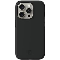 Incipio Duo Phone Case for iPhone 15 Pro - Apple iPhone Case with 12ft Drop Protection, Scratch & Discoloration Resistance + 5G Compatible - Made from Recycled Materials (Black)