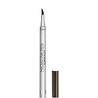 L'Oreal Paris Micro Ink Pen by Brow Stylist, Longwear Brow Tint, Hair-Like Effect, Up to 48HR Wear, Precision Comb Tip, Dark Brunette, 0.033 fl; oz.