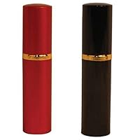 Lipstick OC Pepper Spray Bundle for Women Lot of Two (1) Red (1) Black