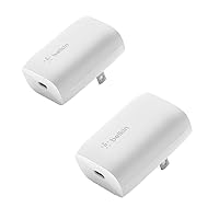 30 Watt USB C Wall Charger - USB Type C Charger Fast Charging for Apple iPhone 14, 14 Pro, 14 Pro Max, 13, 13 Pro, 13 Pro Max, Galaxy S21 Ultra, iPad, AirPods & More - USBC Charger (Pack of 2)