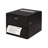 Citizen CL-E300 Printer, POS Cutter LAN, USB, Serial, CLE300XEBXSX (LAN, USB, Serial Black, EN Plug)