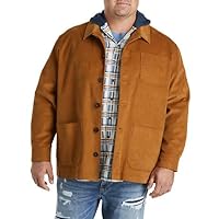 True Nation by DXL Men's Big and Tall Corduroy Chore Coat