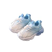 New Children's Shoes and Sports Shoes 1-6-year-old Boys and Girls Baby Shoes Gradient White Shoes.