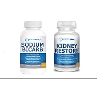 Kidney Restore & Sodium Bicarb 2-Pack Bundle for Kidney Cleansing & Supporting Normal Acid Levels