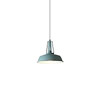 Simple Industrial Barn Dome Ceiling Light Metal Matte 13.7inch Edison Hanging Pendant Light Lamp Shade Fixture Classic E26 E27 Base for Kitchen Pool Table Dining Room Bar Counter Lighting Devic