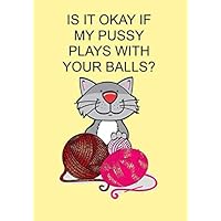 IS IT OKAY IF MY PUSSY PLAYS WITH YOUR BALLS?: NOTEBOOKS MAKE IDEAL GIFTS AT ALL TIMES OF YEAR BOTH AS PRESENTS AND FOR COMPETITION PRIZES.