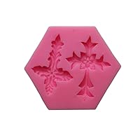 Flower Shape Cross Cake Molds Cross Fondant Chocolate Mold Silicone Soap Mold for Decorating Cakes, Chocolate, Candy Flower Cake Molds