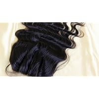 3 Way Part 4 * 4 Lace Top Closure Brazilian Virgin Remy Hair Body Wave natural colour Can Be Dyed (22)