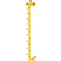 Baby Growth Chart Height Measure Wall Stickers DIY Cartoon Giraffe Wall Decals for Kids Bedrooms Living Room House Decoration Height Ruler