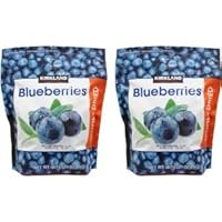 Kirkland Signature Whole Dried Blueberries 20 oz Bag, 2-pack