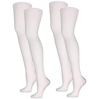 Thigh High Anti Embolism Medical Compression Stockings - Unisex Ted Graduated Moderate Compression [8-20 mmHg] Hose Socks with Inspection Hole and Non Slip Top Band - for Support, Circulation & Pressure
