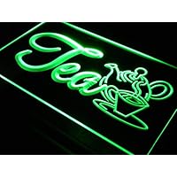 ADVPRO Open Tea Product Cafe Shops LED Neon Sign Green 24 x 16 Inches st4s64-i094-g