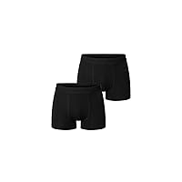 Bread and Boxers Daily Basics Men's Boxer Brief 2 Pack Micro Modal Black, Extra Large, Style 2009