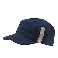 Washed Cadet Cotton Twill Adjustable Military Radar Caps