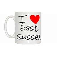 I Love Heart East Sussex Mug