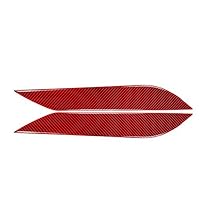 New Carbon Fiber Front Healight Eyelids Compatible With Nissan 350Z 2003-2008 (Red)
