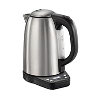 Hamilton Beach Smart Electric Tea Kettle & Water Boiler, Works with Alexa, 1.7 Liter, Fast Boiling 1500 Watts, Cordless, Keep Warm, Auto-Shutoff & Boil-Dry Protection, Stainless Steel (41036)