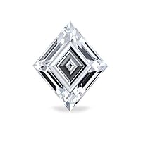 Loose Moissanite 8 Carat, Real Colorless Moissanite Diamond, VVS1 Clarity, Kite Shape, Lozenge Cut Brilliant Gemstone for Making Engagement/Wedding/Ring/Jewelry/Pendant/Earrings Handmade