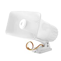 150 dB Dual Wired Horn Siren Alarm System for Home Security,Horn Alarm System, Loud Warning Althorn with Flexible Installation and Durable ABS Shell