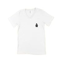 Ghost Unisex Jersey V-Neck T-Shirt White