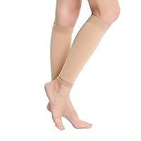 Calf Compression Sleeve for Men and Women - Healthy Medical Stretch Leg Compression Socks