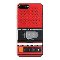 R3204 Red Cassette Recorder Graphic Case Cover for iPhone 7 Plus