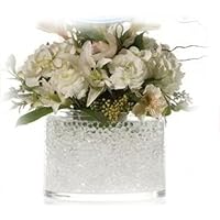 Clear Water beads - vase filler wedding centerpiece gel crystals - use with fresh & silk florals, water LED lights, floating candles and lucky bamboo plants