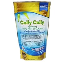 3 x Colly Calla Supplement Collagen Drink Skin Whitening Care Hair Joint hydrolyzed Health (3x75g.)