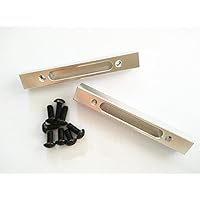 HPI Savage 5.9 K4.6 Flux 86386 102272 Upgrade Parts Aluminum Front or Rear Chassis Joint Bar - 2PCS Set Silver