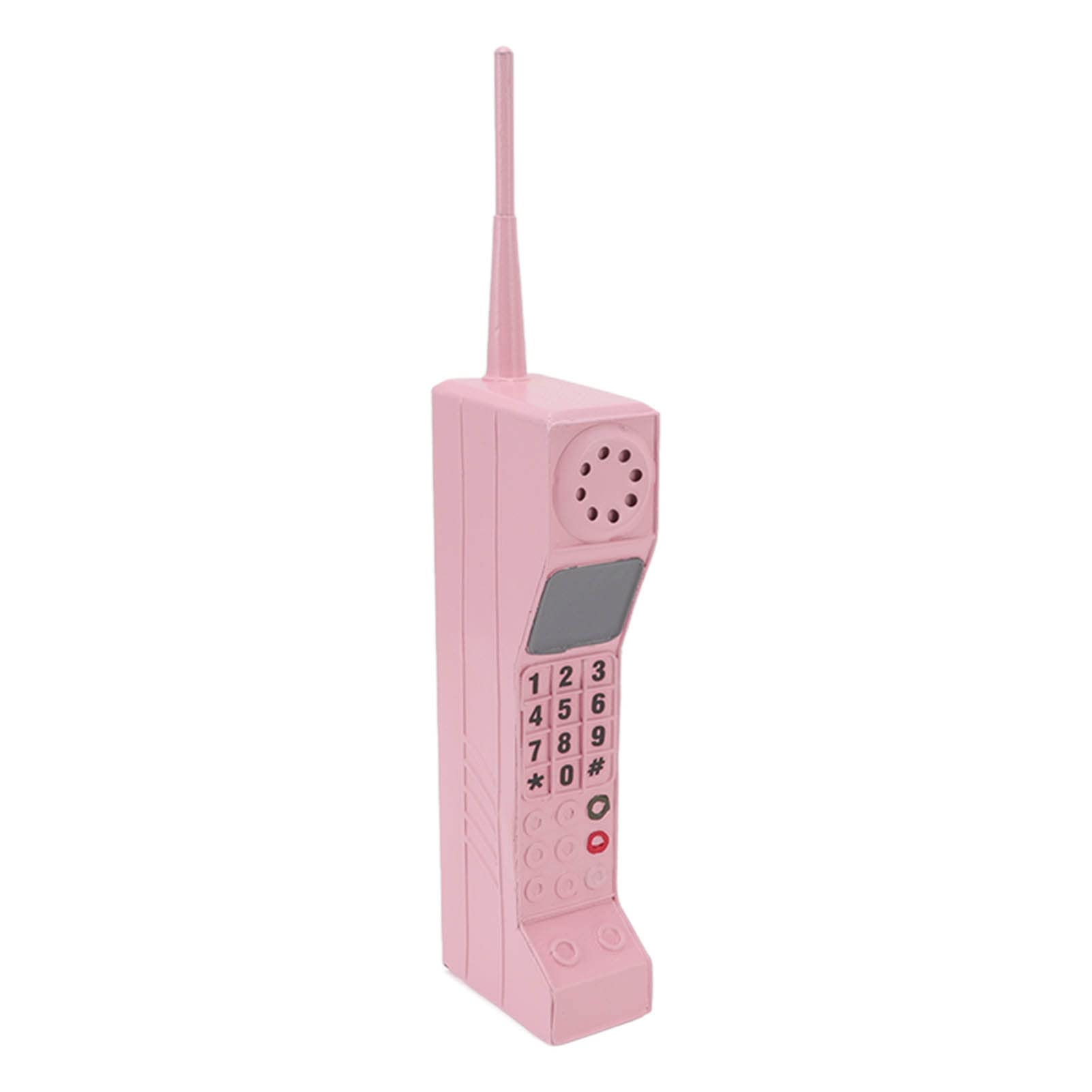 Inflatable Mobile Phone,80's Retro Mobile Phone,Retro Brick Cell Phone Ornament,for 80's 90's Party Decorations Supplies Retro Cell Dress Accessory,Inflatable Mobile Phone (Pink)