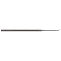 Moody Tools 55-1751 Stainless Steel Precision Probe with Single Bend Tip # 6, 25mil, 6-1/4