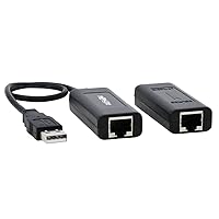 Tripp Lite USB Over Cat5/Cat6 Extender Kit 1-Port with PoC USB 2.0 164 ft. (B203-101-POC)