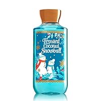 Bath and Body Works Frosted Coconut Snowball Shower Gel Body Wash 10 Ounce Full Size