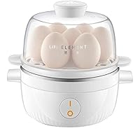egg boiler Egg Boiler Poacher Electric Cooker with Steamer Attachment for Perfect Soft and Hard Boiled Eggs (Color : Parent)