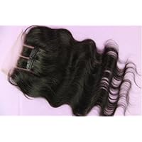 44 3 Part Lace Front Top Closure Brazilian Virgin Remy Hair Body Wave natural colour Can Be Dyed (16“)