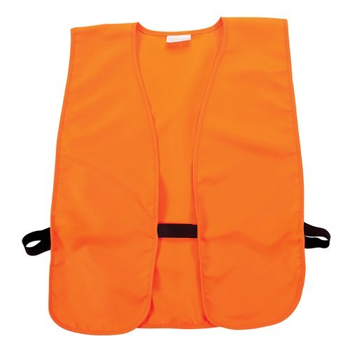 Allen Company Adult Unisex Safety & Hunting Vest in Small, Medium and Large, Fits from 26 up to 60 Inch in Chest,Blaze Orange