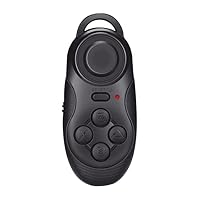 Mini Wireless Bluetooth V3.0 Gamepad VR Controller Remote Game Handle For IOS/Android Smartphone Game Accessories Boy Gift - (Color: Black)