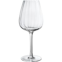 Villeroy & Boch like Rose Garden red Wine Goblet, Set of 4, 200 ml, Crystal Glass, Transparent