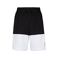 Nike Jordan Boys Jumpman Athletic Mesh Shorts Size Large Varsity Black, Large