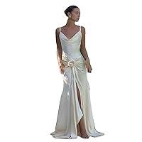 Elegant Strap Pleated Sexy Backless Off Shoulder Dresses Lady Fashion Evening Robes