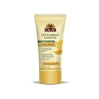 Orange Facial Scrub for Oil Control Deeply Exfoliates Removes Dirt Leaves Skin Freshly Cleansed,Moisturized&Energized Helps Clear Blemishes,Minimize Pores,Leaves Skin Smooth Alcohol,Sulfate,Paraben Free Made in USA 6oz