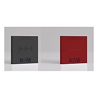 E’LAST ELAST - ROAR 3rd Mini Album (GRAY+RED ver. SET, Folded Poster)