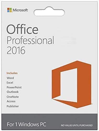 Office Professional 2016 1 PC (Lifetime Version)