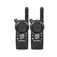 2 Pack of Motorola CLS1110 Two Way Radio Walkie Talkies (UHF) Black
