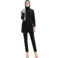 TianMaiGeLun Modest Swimsuit Hijab Full Coverage Bathing Suit Swimming Suit Beachwear Bikini Swimwear