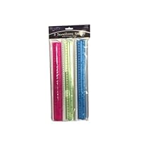 Simplify Jewel Tones Color Ruler 1 Pack of 3 Rulers Plastic