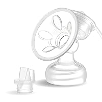 Maymom Breast Pump Parts Compatible with Philips Avent Comfort Breastpump SCF332/334, One-Side; Incl. Flange, Valve, Tube, Massage Pad, Suction Membrane, Cap; Not Original Avent Pump Parts.