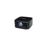 Miroir M75 Portable Projector | 50” Picture LED Movie Projector with Built-In HDMI & Speakers | Rechargeable Mini Projector for 2 Hours of Outdoor Entertainment | TV, Game Console, & Phone Projector