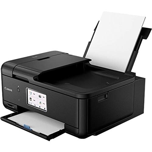 Canon TR8620 All-in-One Printer for Home Office | Copier |Scanner| Fax |Auto Document Feeder | Photo and Document Printing | Airprint (R) and Android Printing, Black