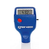 Paint Mil Gauge | Coating Thickness Gauge | Paint Thickness Meter QNix 4200 w/Fe Probe 0-200 mils by Automation Dr. Nix